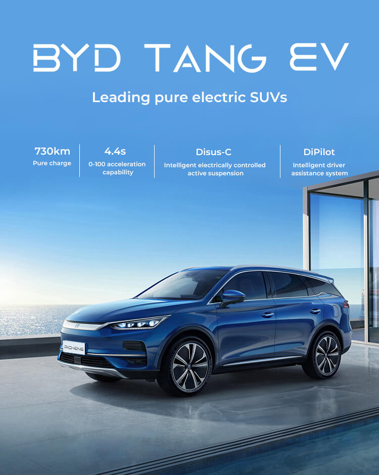 108.8KWH BYD Tang Electric Car 7 Seater EV 100KM Acceleration 4.4S 0